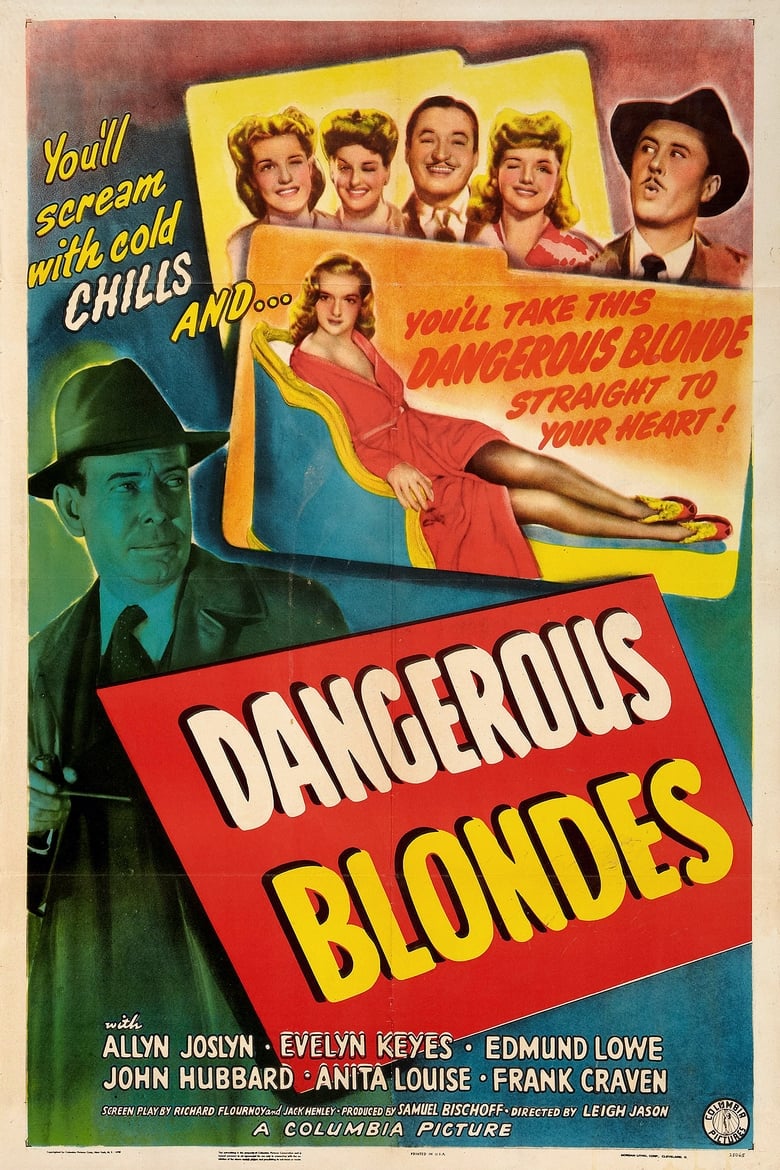 affiche du film Dangerous Blondes