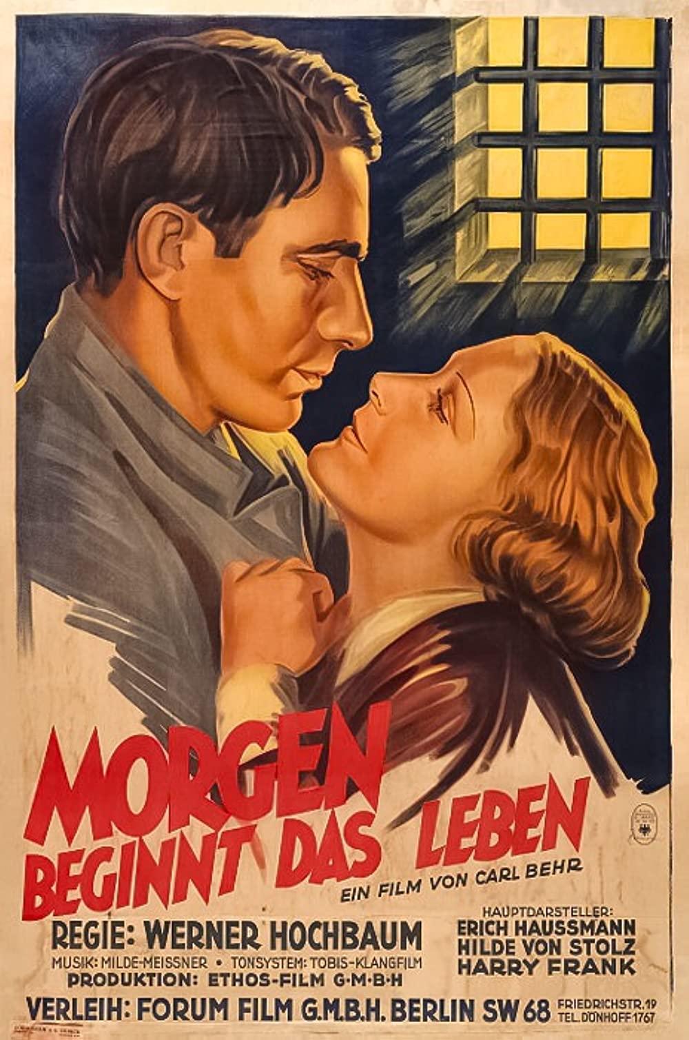 affiche du film Morgen beginnt das Leben
