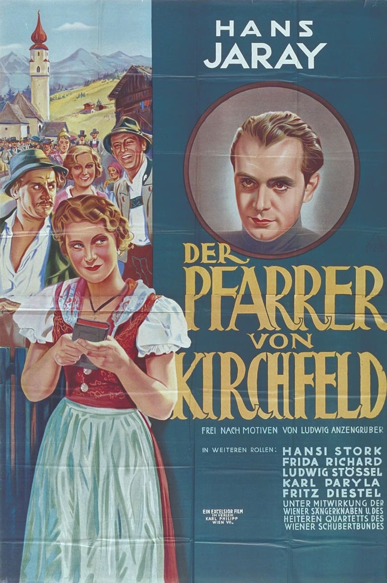 affiche du film Der Pfarrer von Kirchfeld