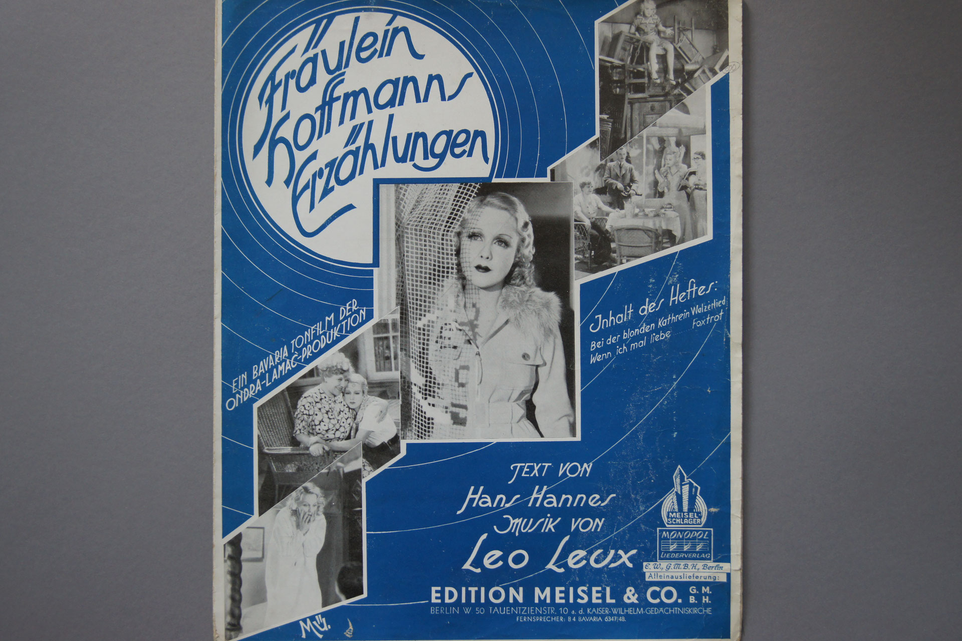 affiche du film Fräulein Hoffmanns Erzählungen