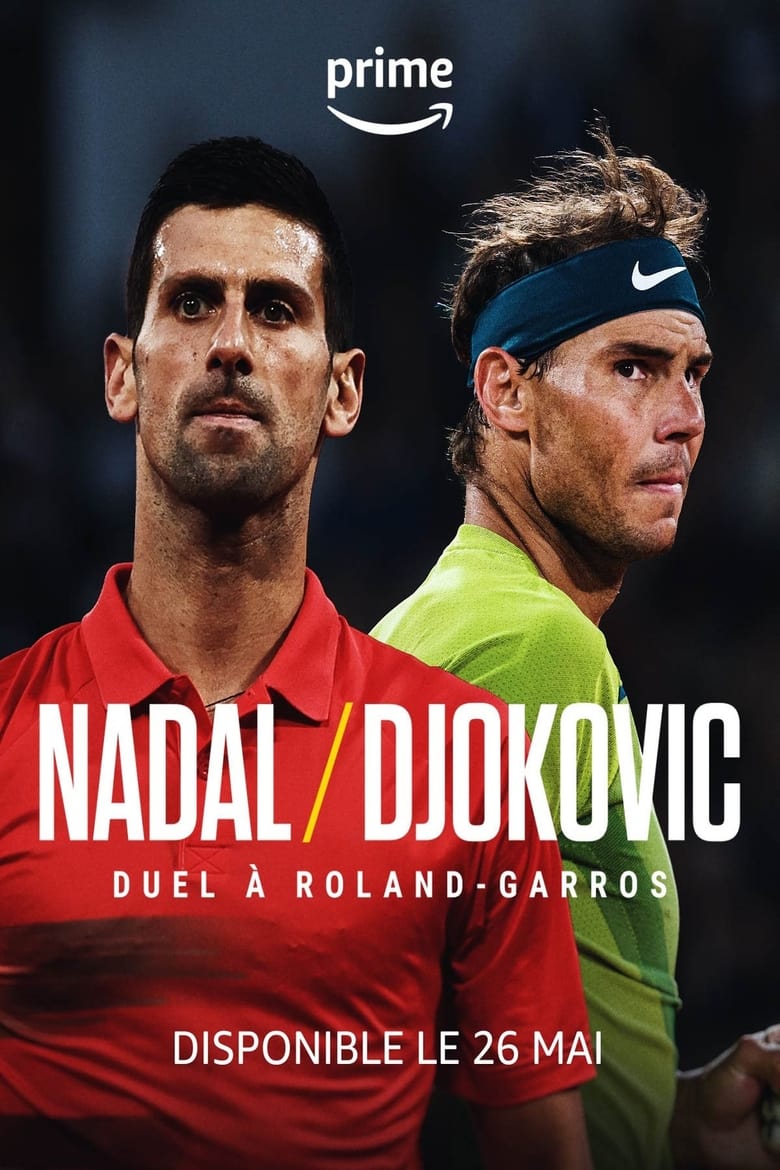 affiche du film Nadal/Djokovic, duel à Roland-Garros