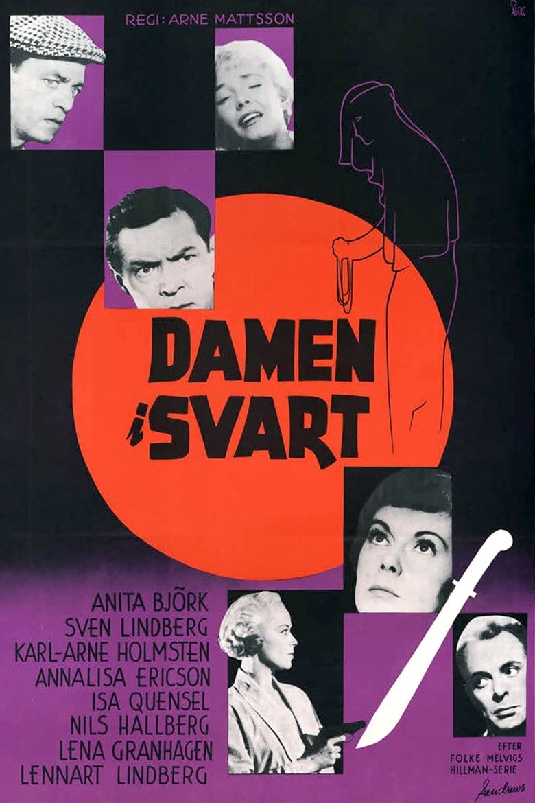 affiche du film La Femme vêtue de noir