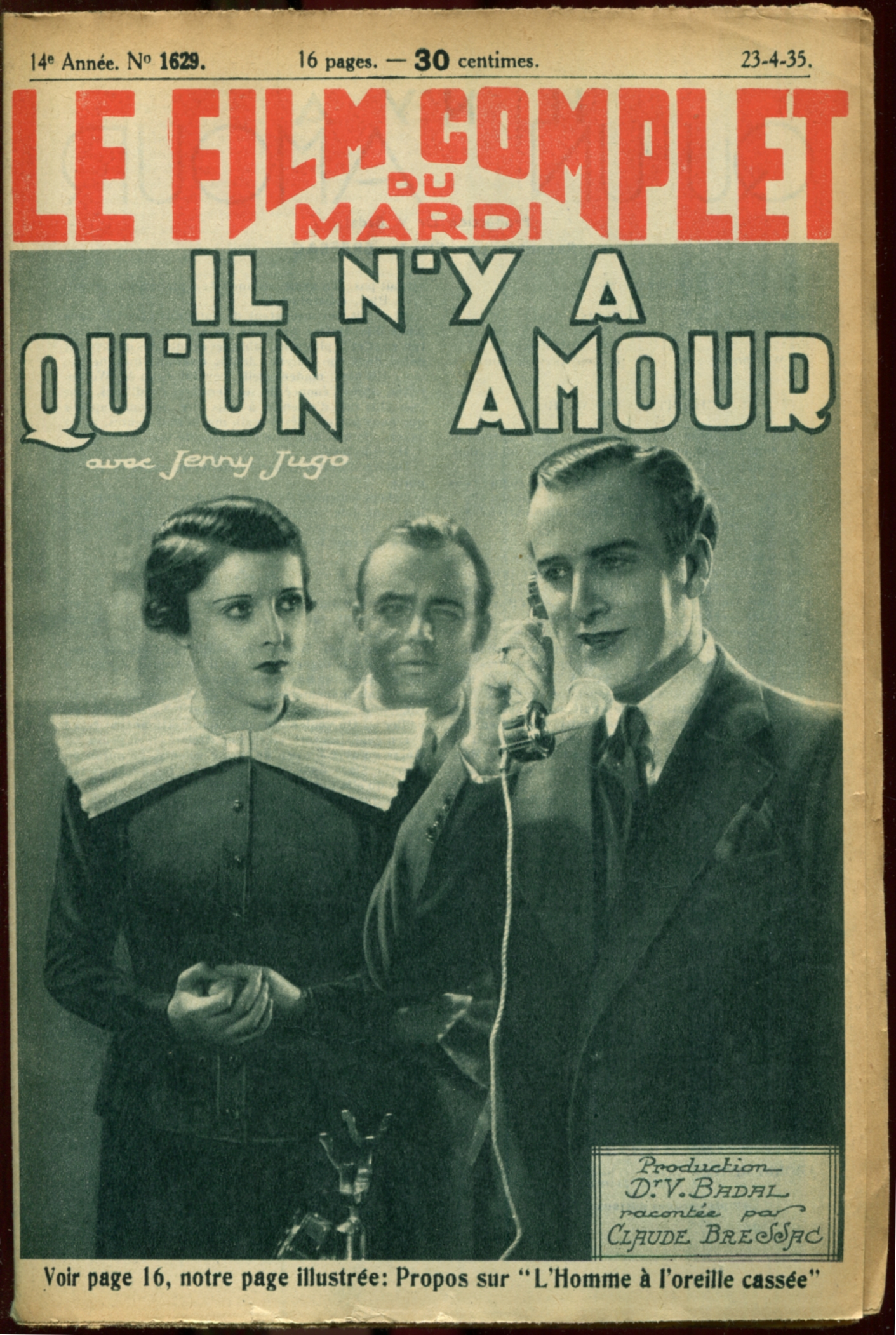 affiche du film Il n'y a qu'un amour