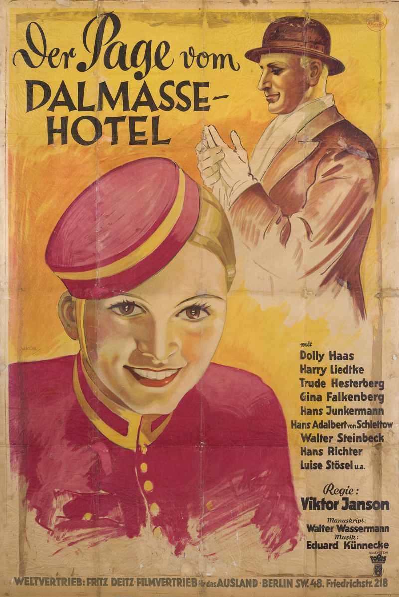 affiche du film Der Page vom Dalmasse-Hotel