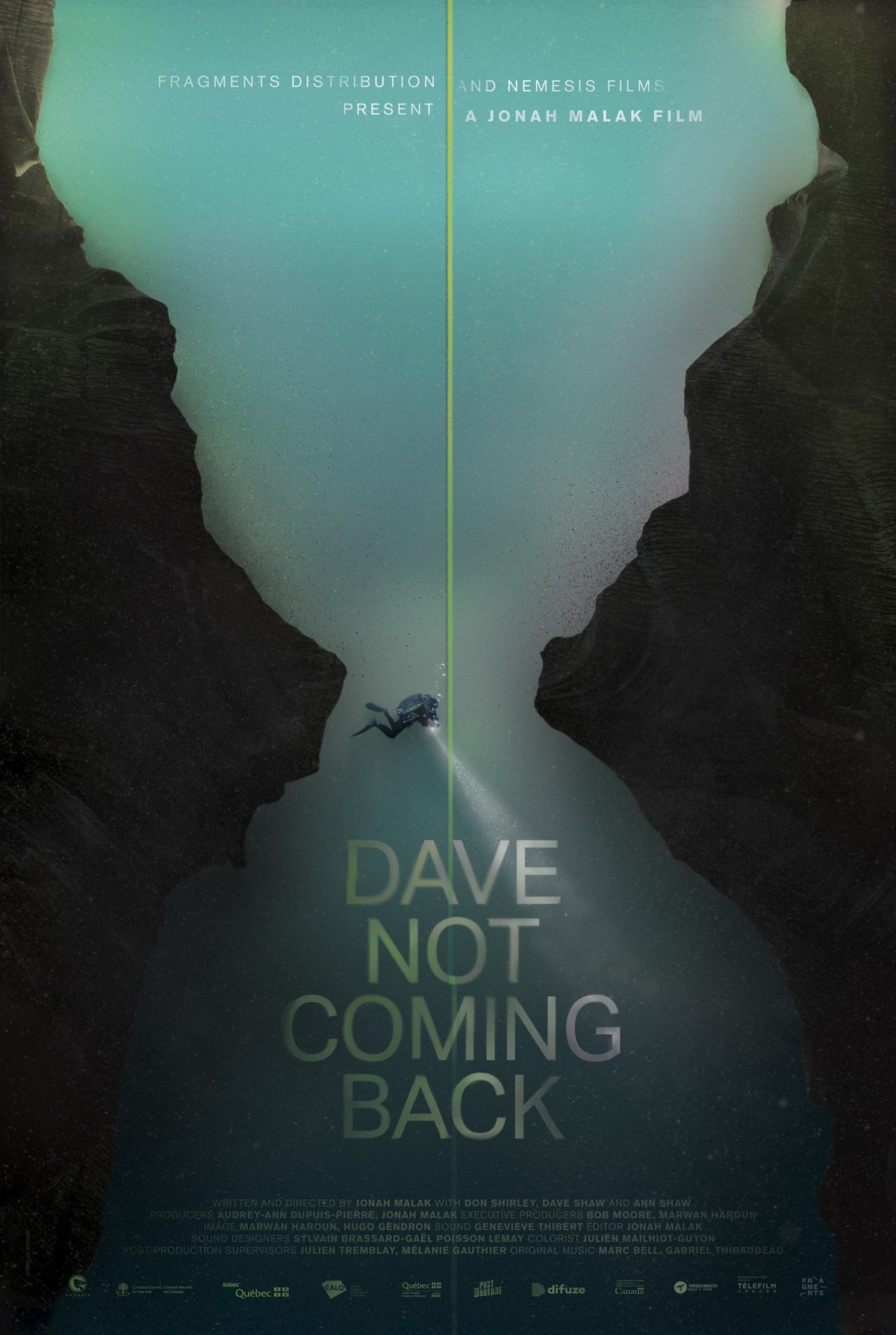 affiche du film La dernière plongée de Dave