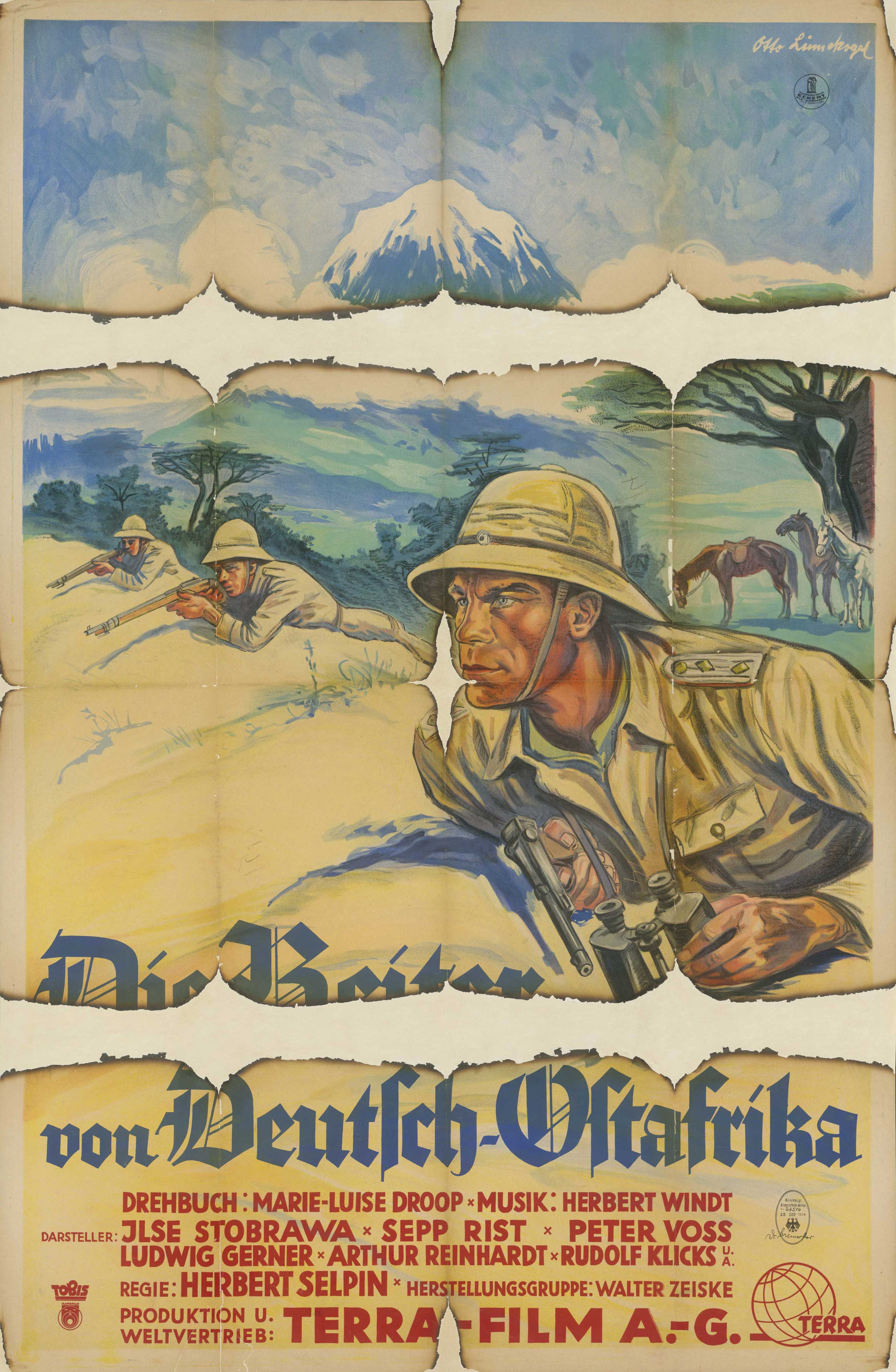 affiche du film Die Reiter von Deutsch-Ostafrika