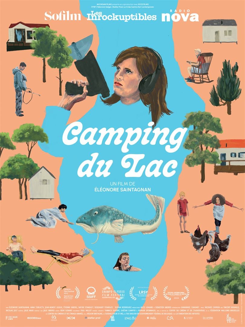 affiche du film Camping du lac