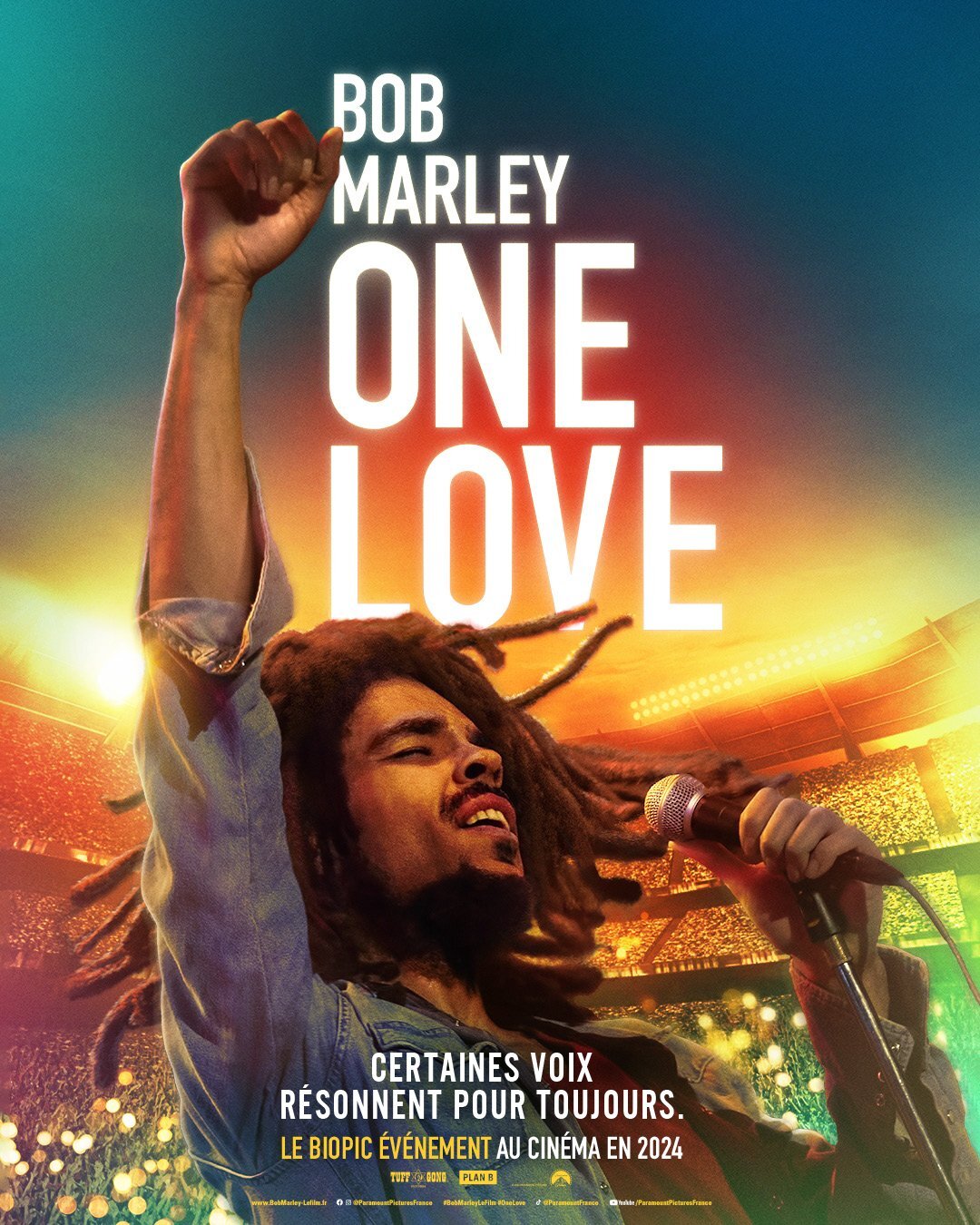 affiche du film Bob Marley: One Love