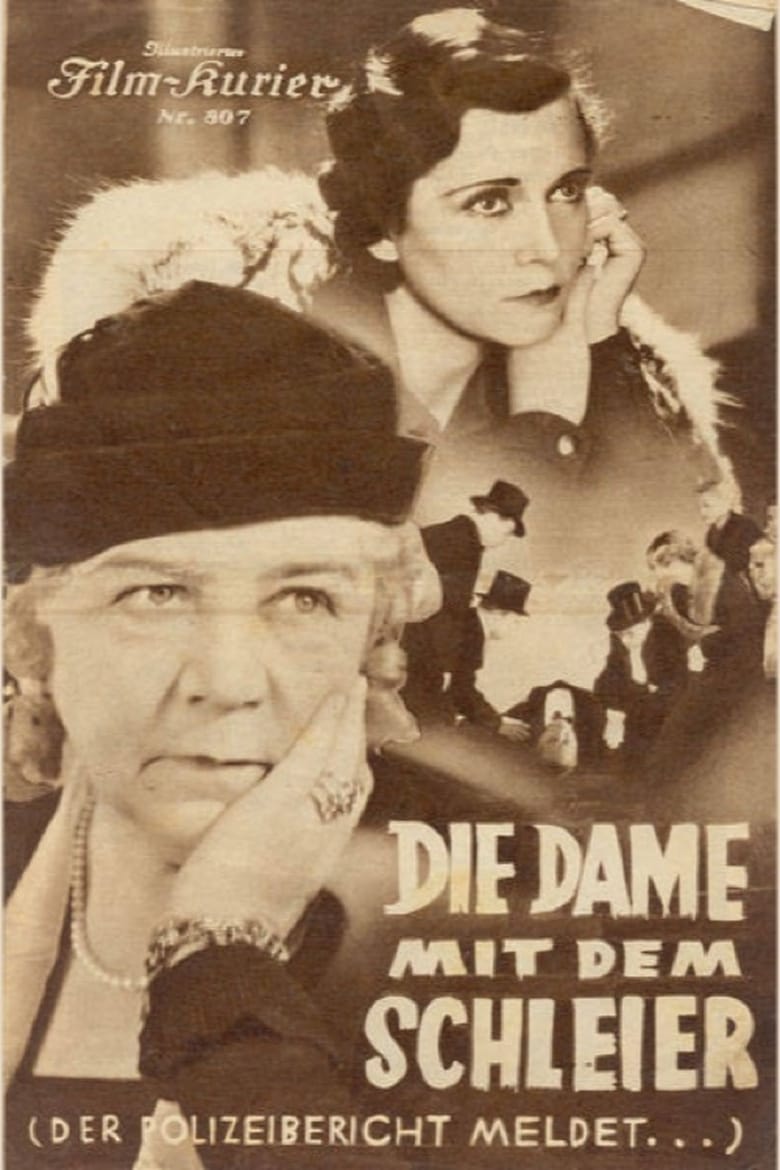 affiche du film Die Dame mit dem Schleier (Der Polizeibericht meldet...)