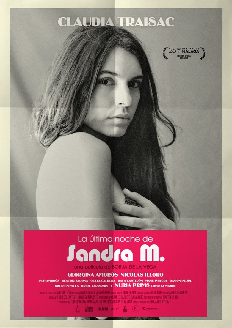 affiche du film La última noche de Sandra M.