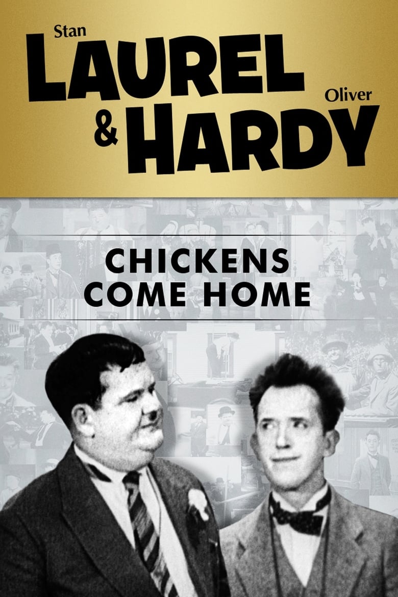 affiche du film Laurel et Hardy - Quand les poules rentrent au bercail