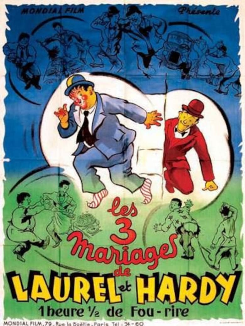 affiche du film Laurel et Hardy - Justes noces