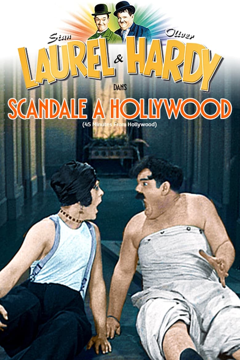 affiche du film Laurel Et Hardy - Scandale à Hollywood