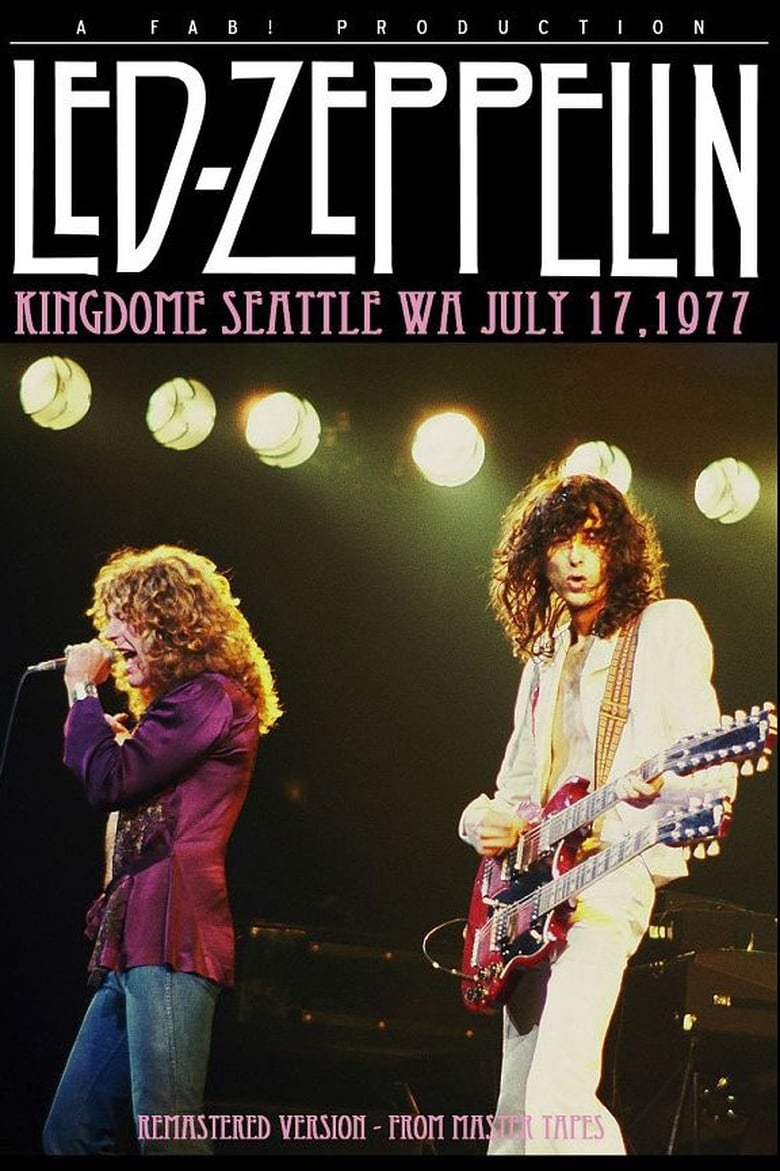 affiche du film Led Zeppelin in Seattle 1977