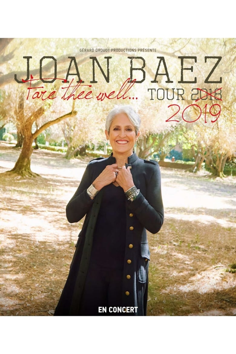 affiche du film Joan Baez: The Fare Thee Well Tour 2018/2019