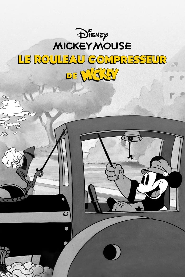 affiche du film Le Rouleau-compresseur de Mickey