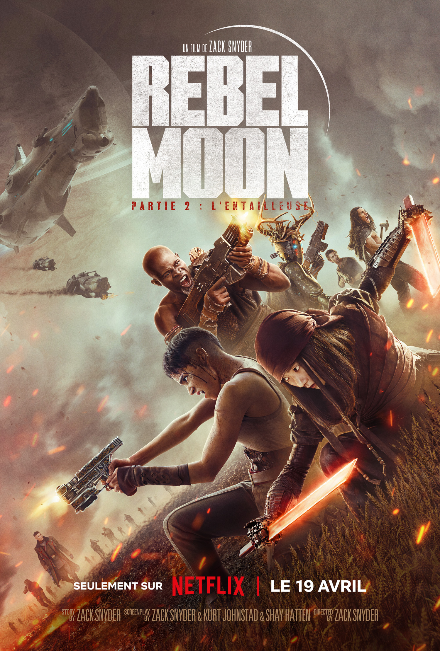 affiche du film Rebel Moon, partie 2 : L'Entailleuse