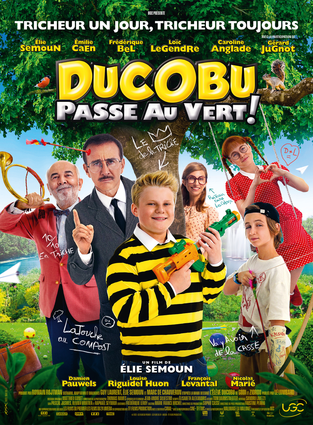 affiche du film Ducobu passe au vert