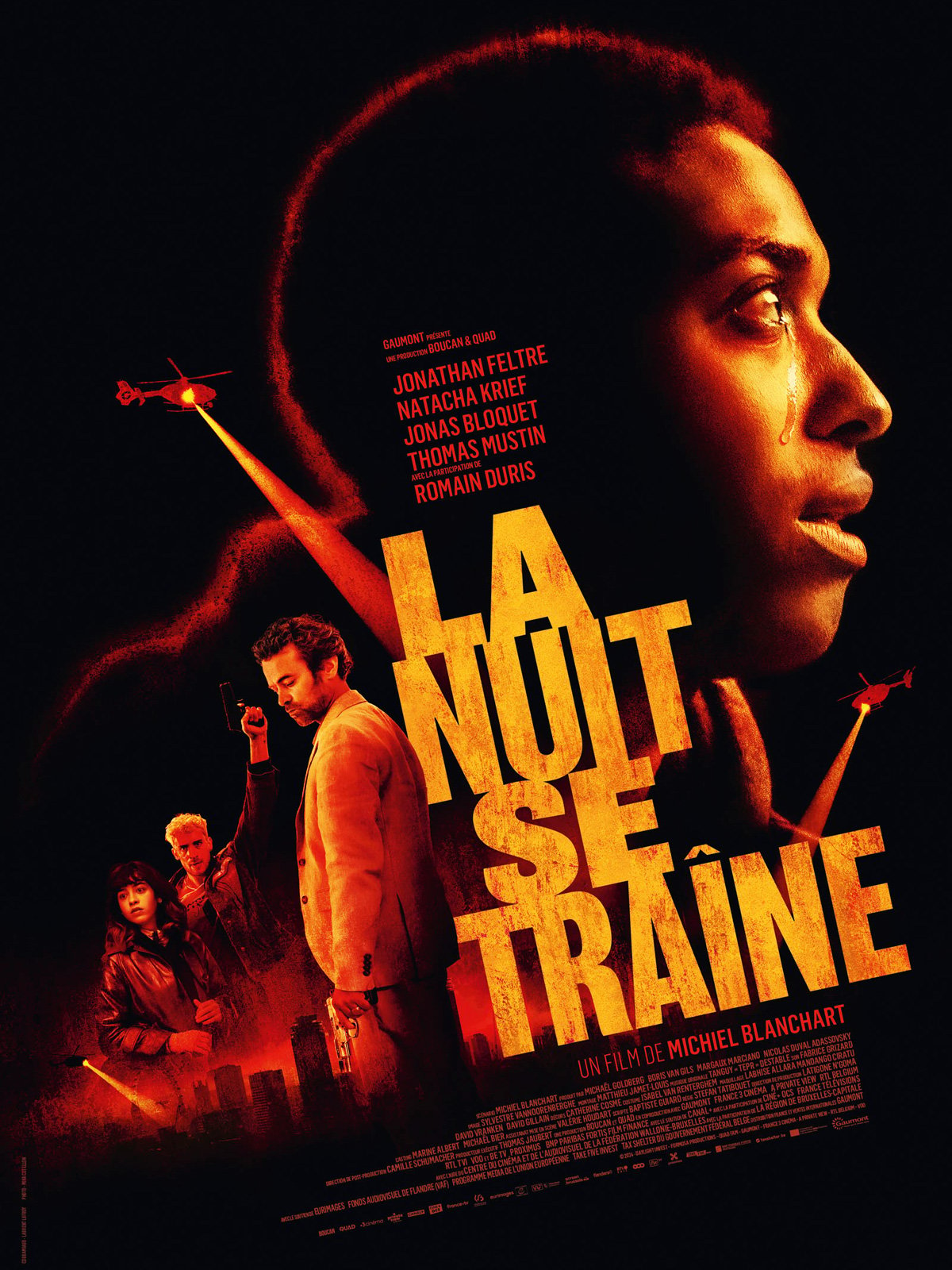 affiche du film La nuit se traîne