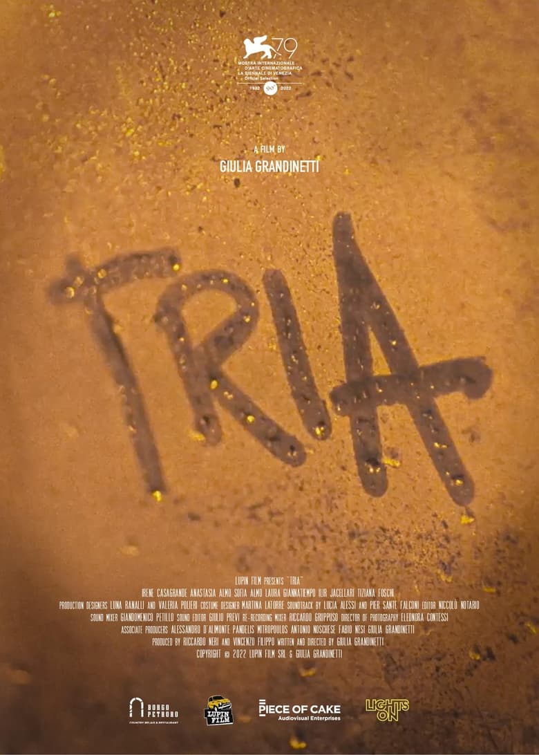 affiche du film Tria - Del sentimento del tradire