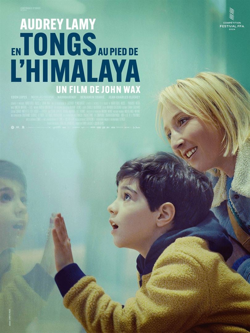 affiche du film En tongs au pied de l'Himalaya