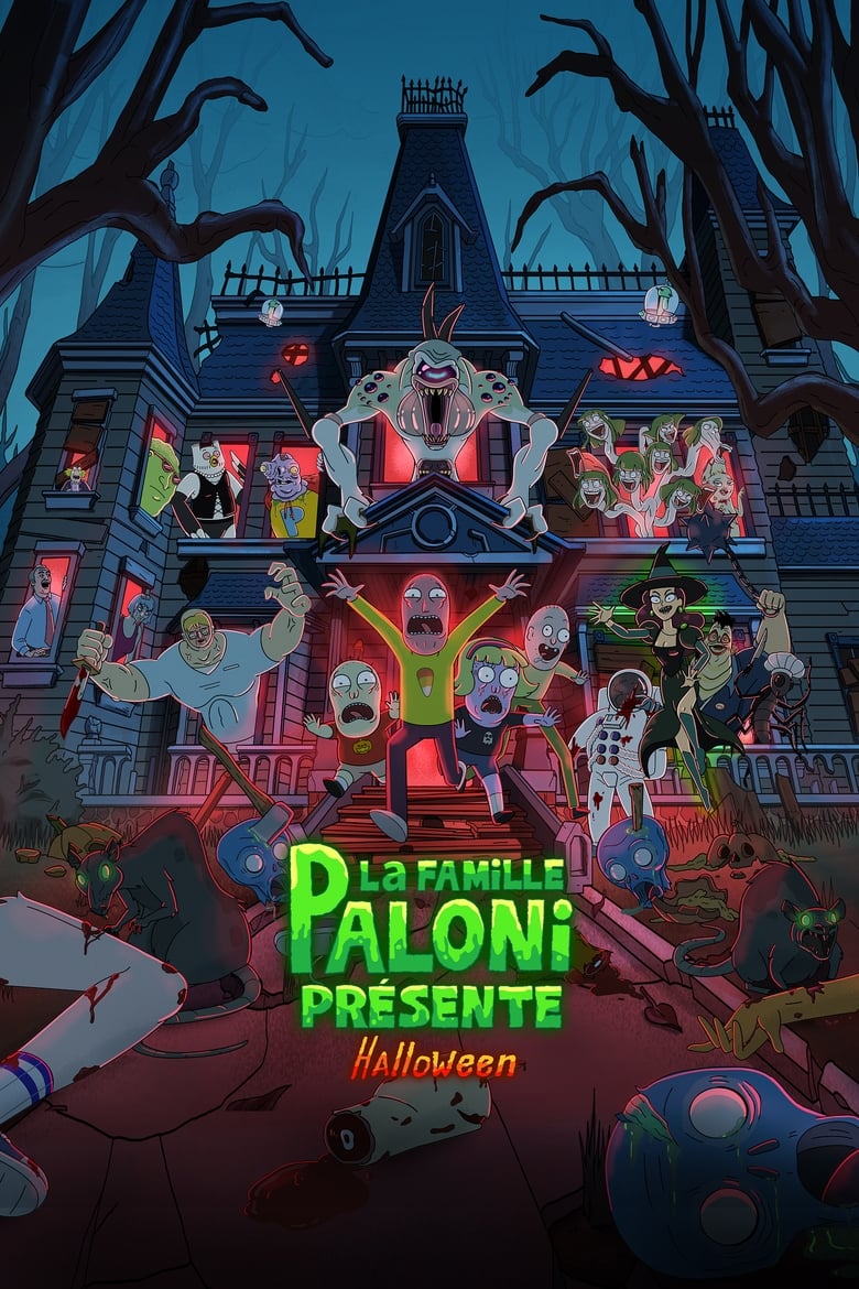 affiche du film La famille Paloni présente Halloween