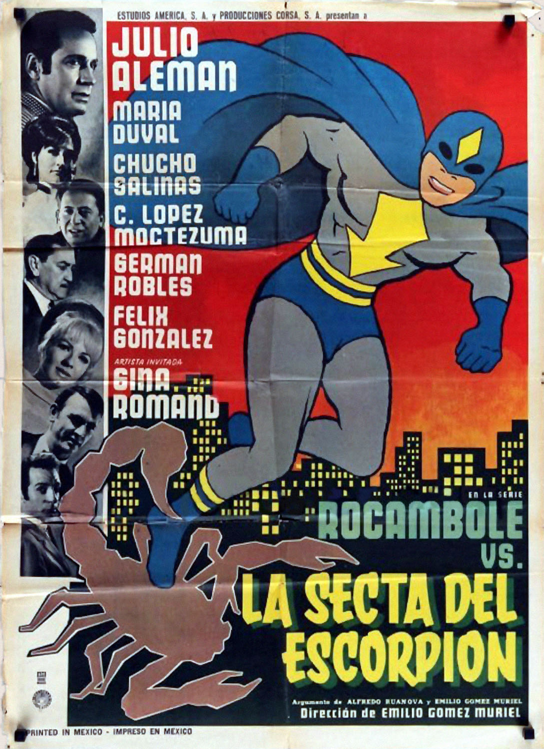 affiche du film Rocambole contra la secta del escorpión