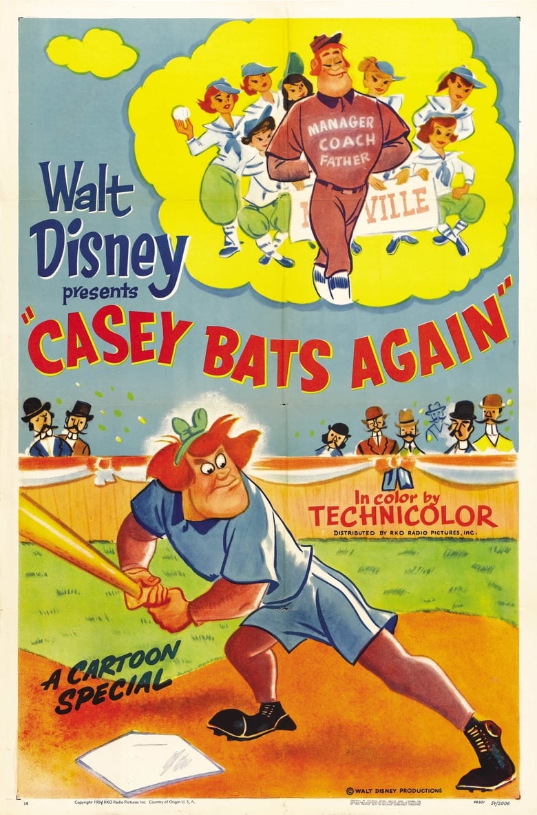 affiche du film Casey Bats Again