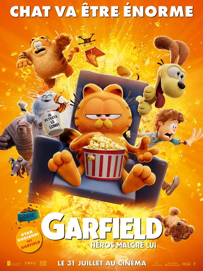 affiche du film Garfield - Héros Malgré Lui