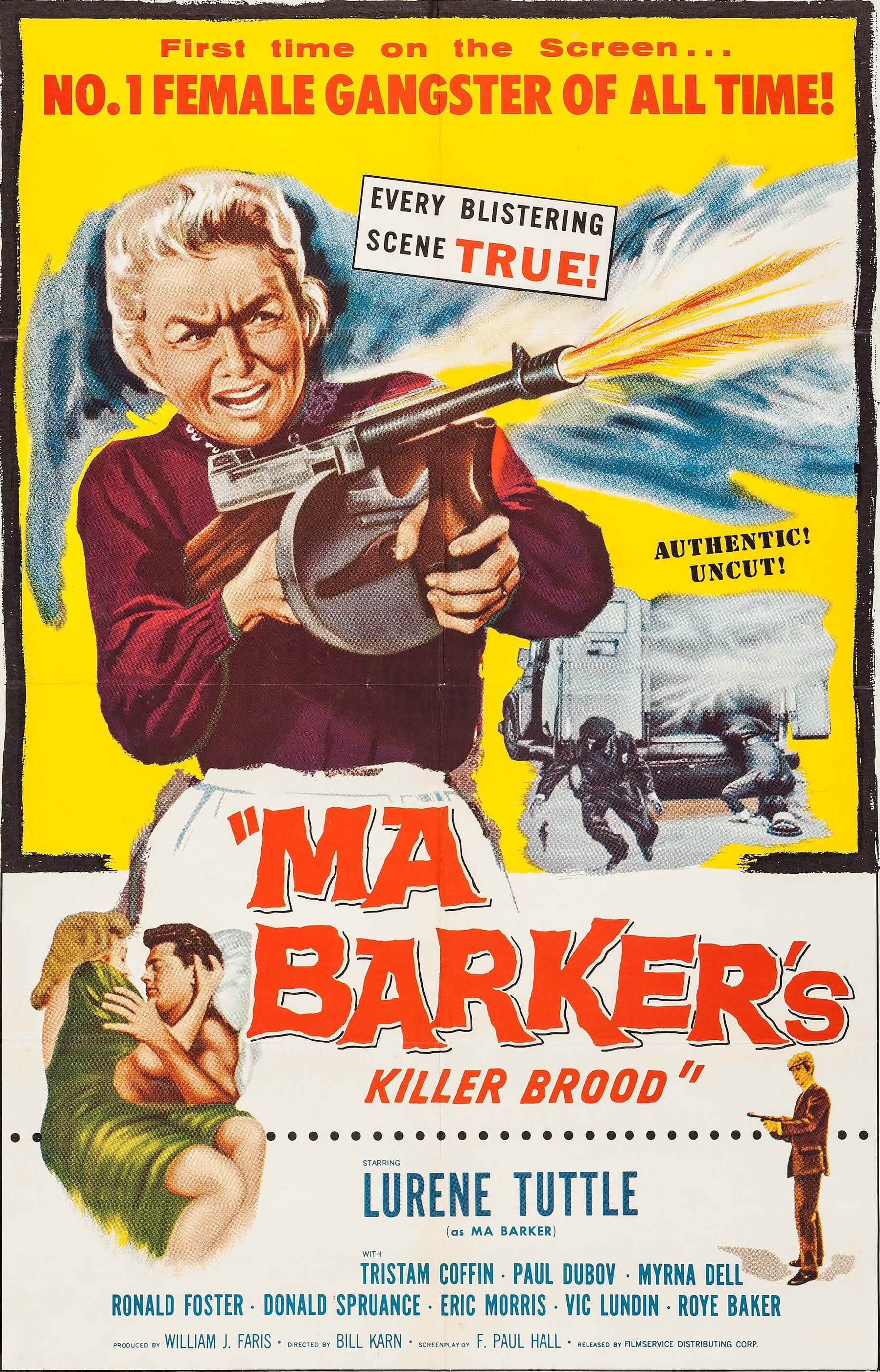 affiche du film Ma Barker et son gang