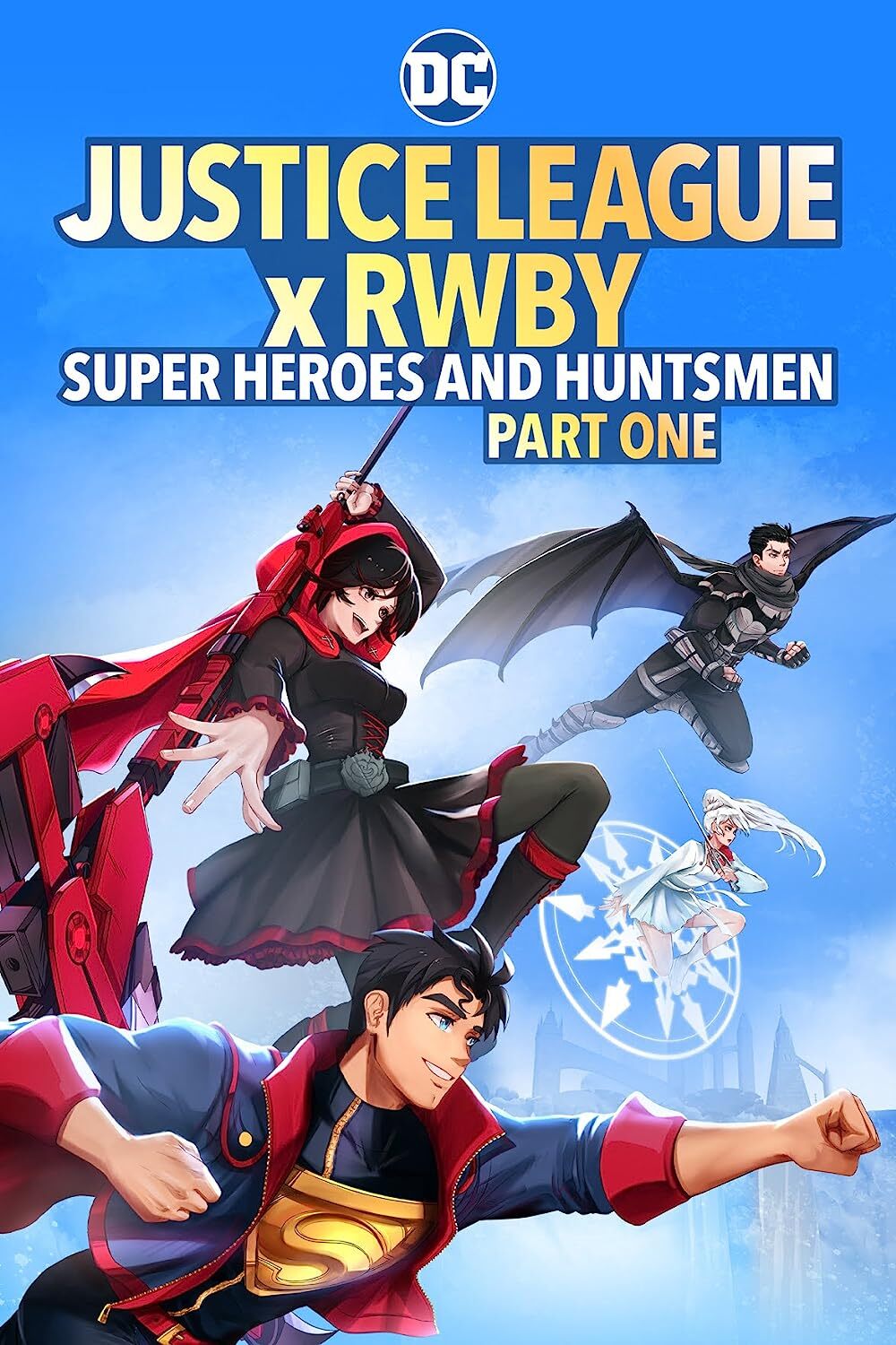 affiche du film Justice League x RWBY : Super héros et chasseurs : 1re partie