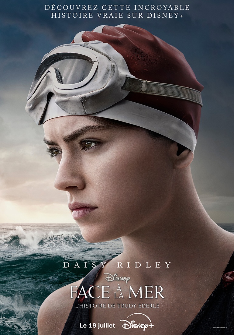 affiche du film Face à la mer : l’histoire de Trudy Ederle