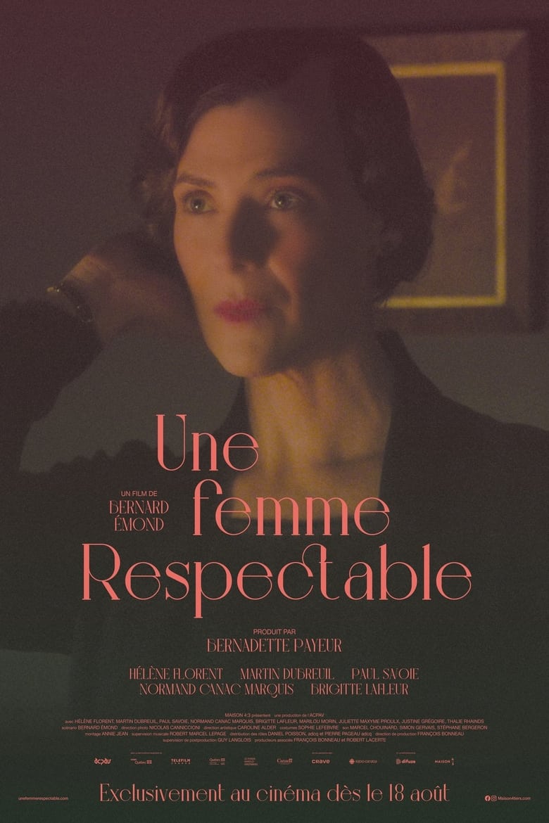 affiche du film Une femme respectable
