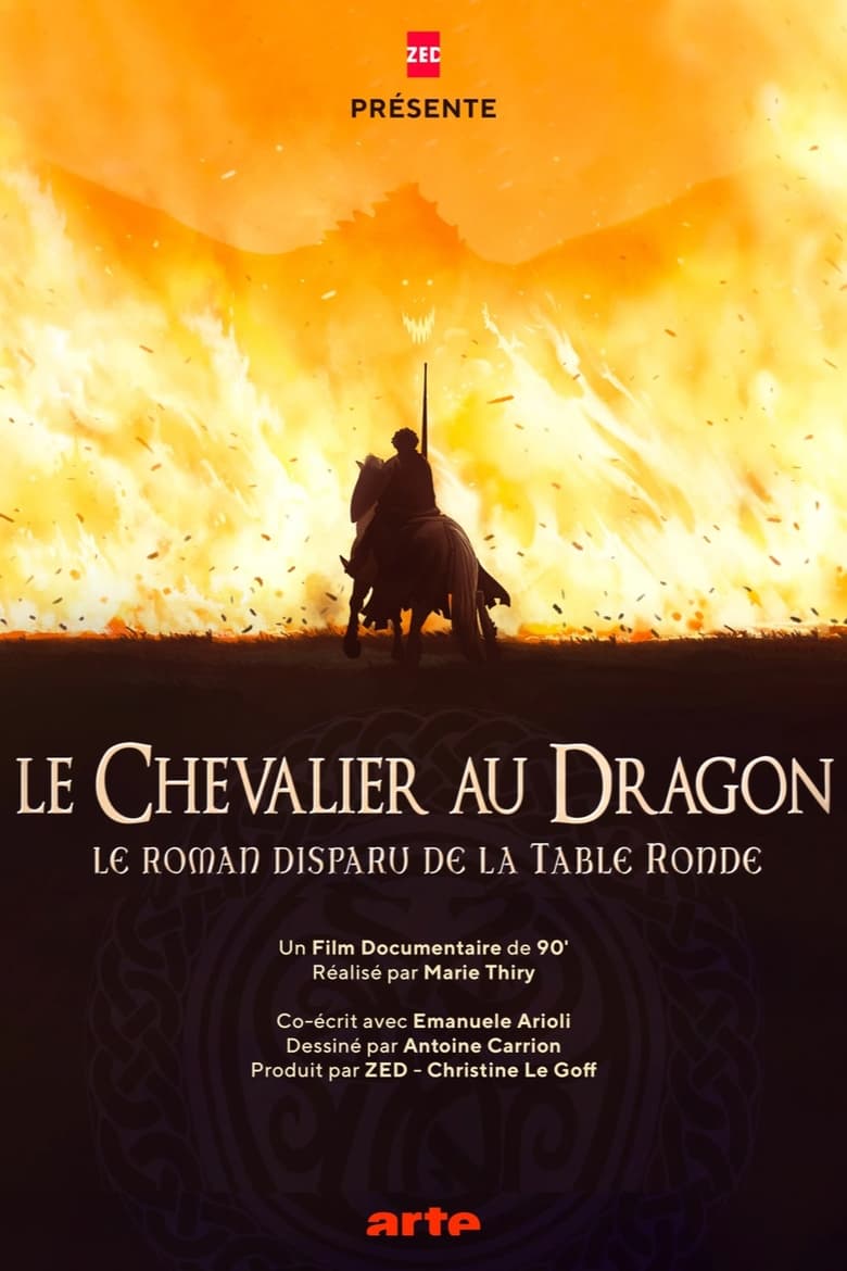 affiche du film Le Chevalier au dragon, le roman disparu de la Table ronde