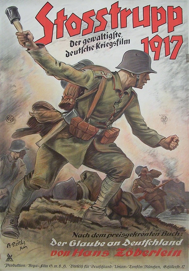 affiche du film Stoßtrupp 1917