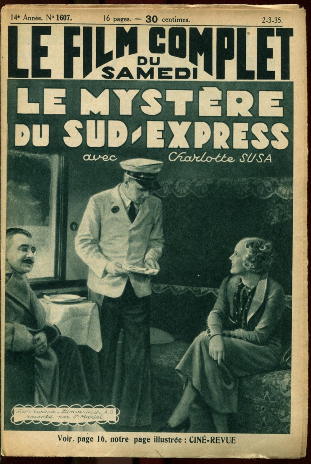 affiche du film Le mystère du Sud-Express