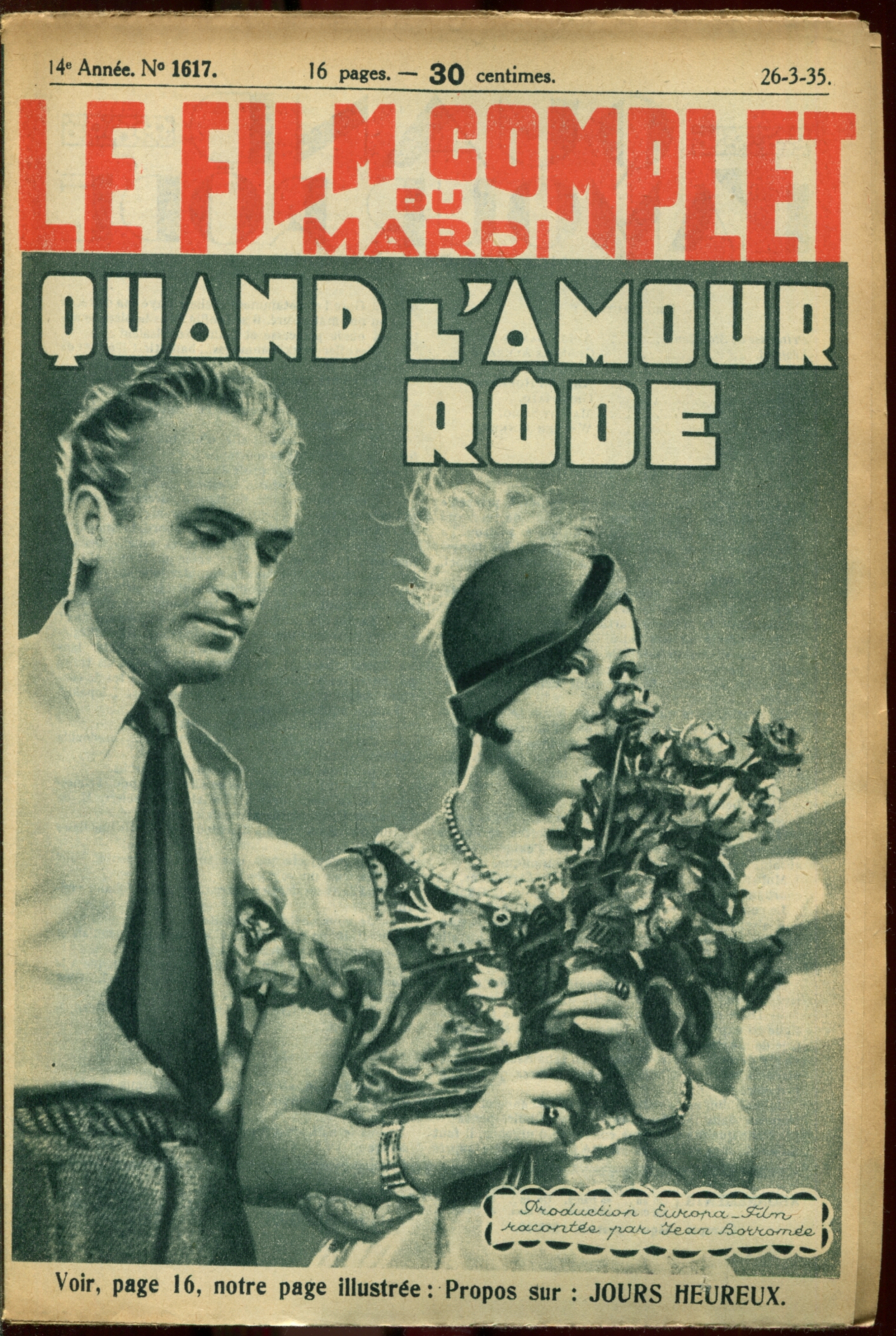 affiche du film Quand l'amour rode