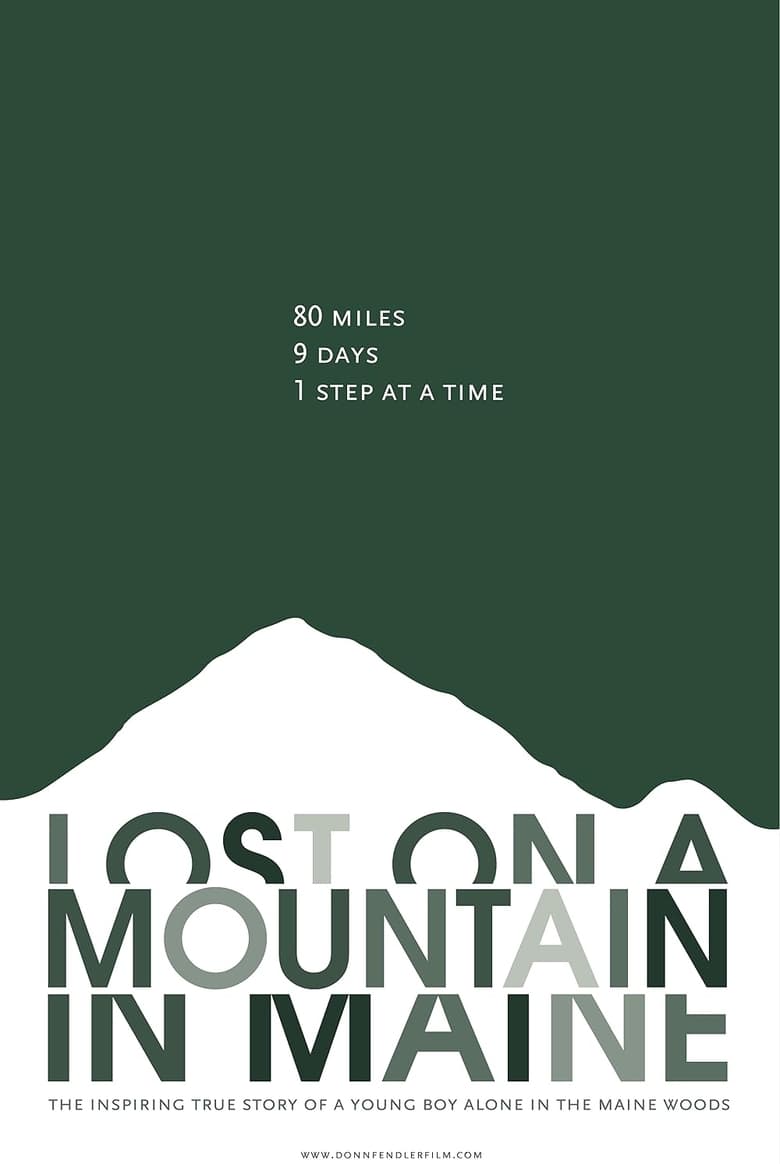 affiche du film Lost on a Mountain in Maine