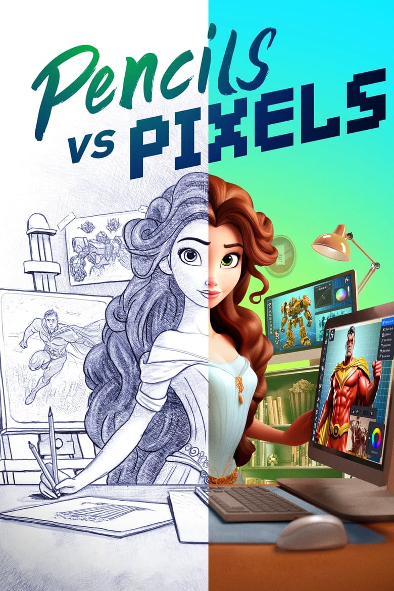 affiche du film Pencils Vs Pixels