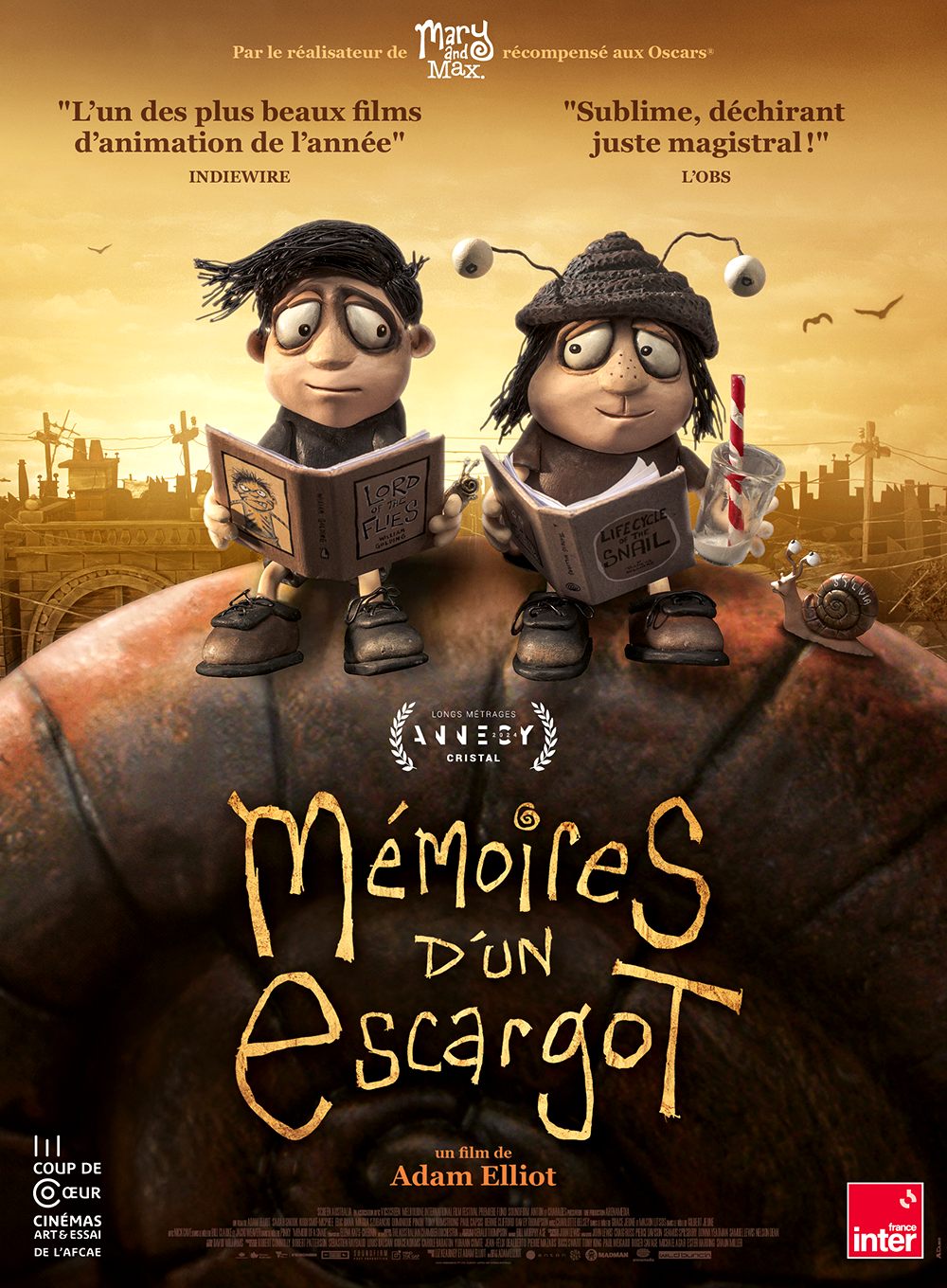 affiche du film Mémoires d’un escargot