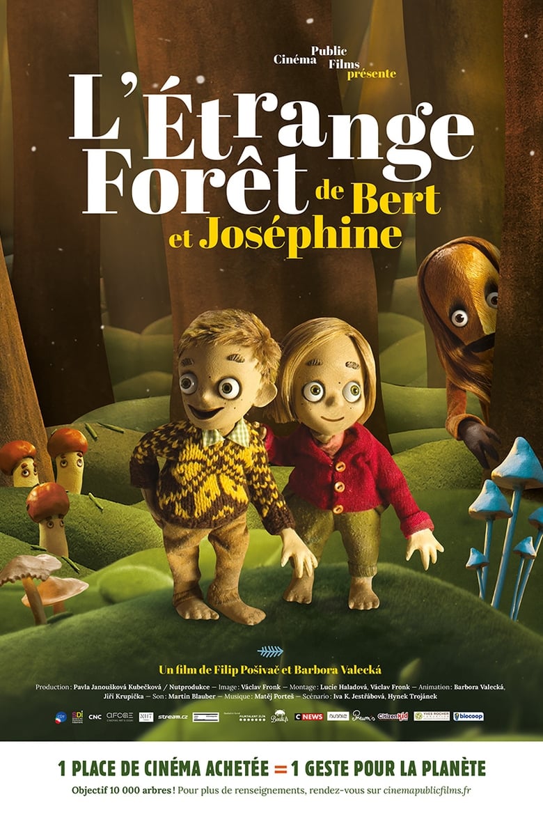 affiche du film L'Étrange forêt de Bert et Joséphine