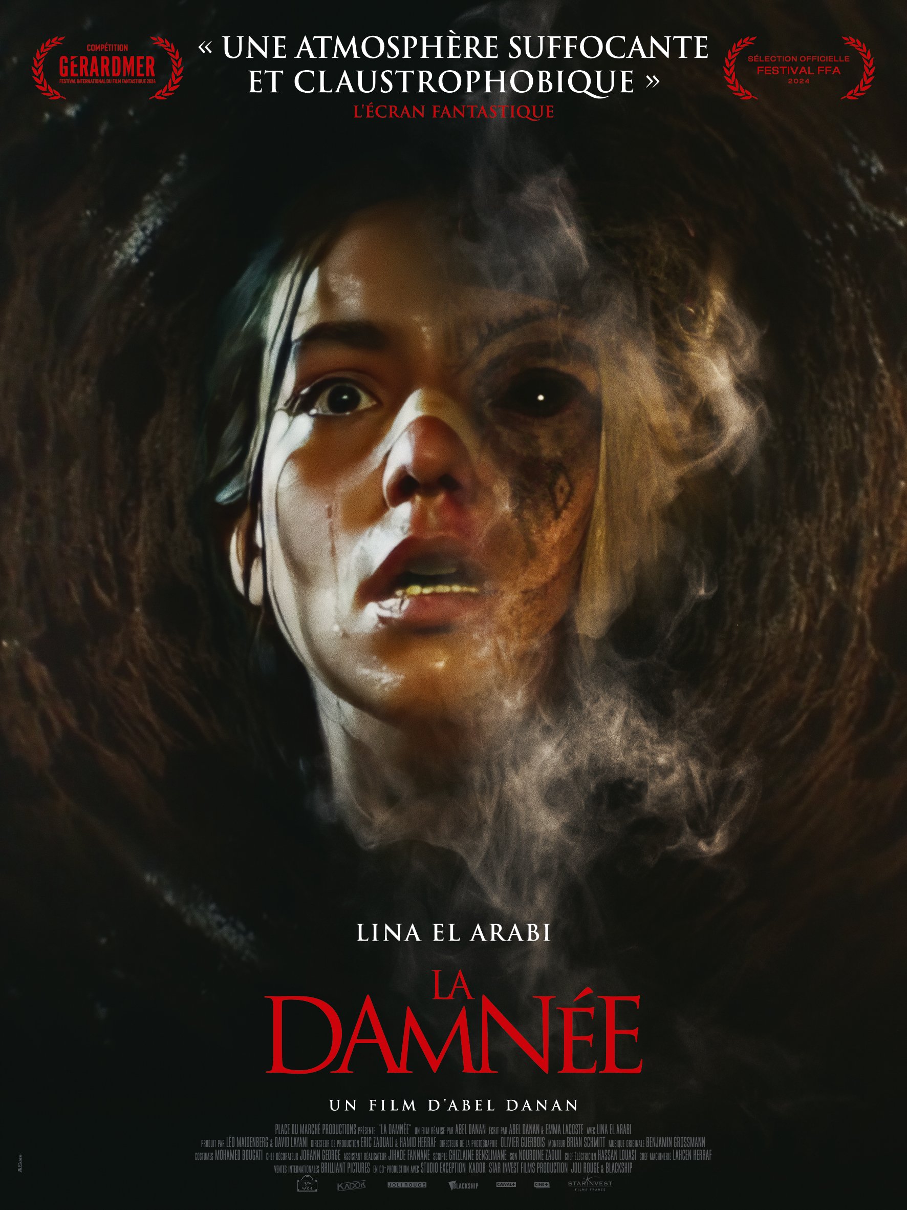 affiche du film La Damnée