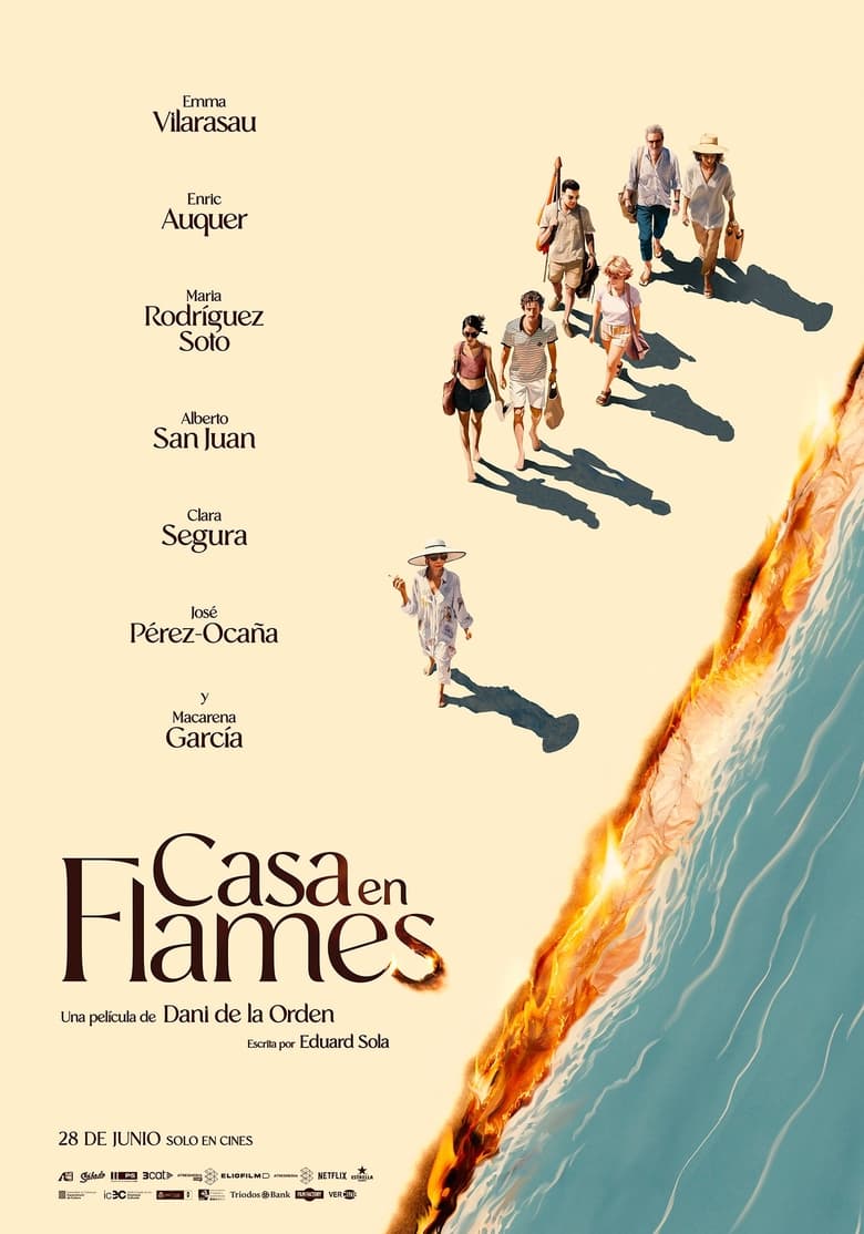 affiche du film Casa en flames