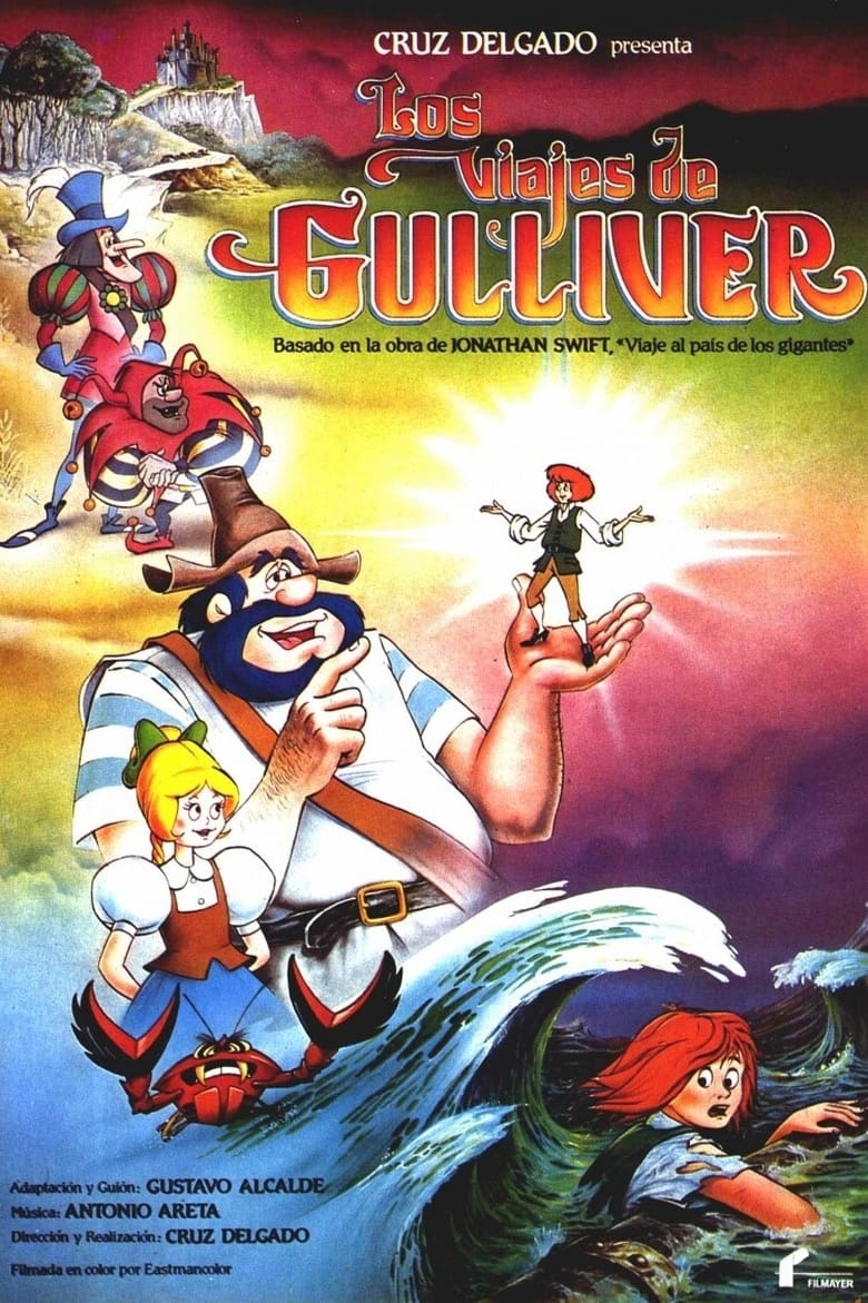 affiche du film Les voyages de Gulliver