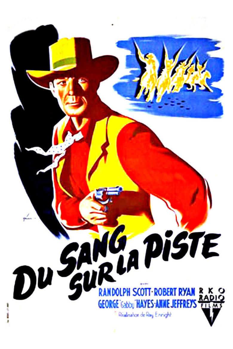 affiche du film Du Sang sur la Piste