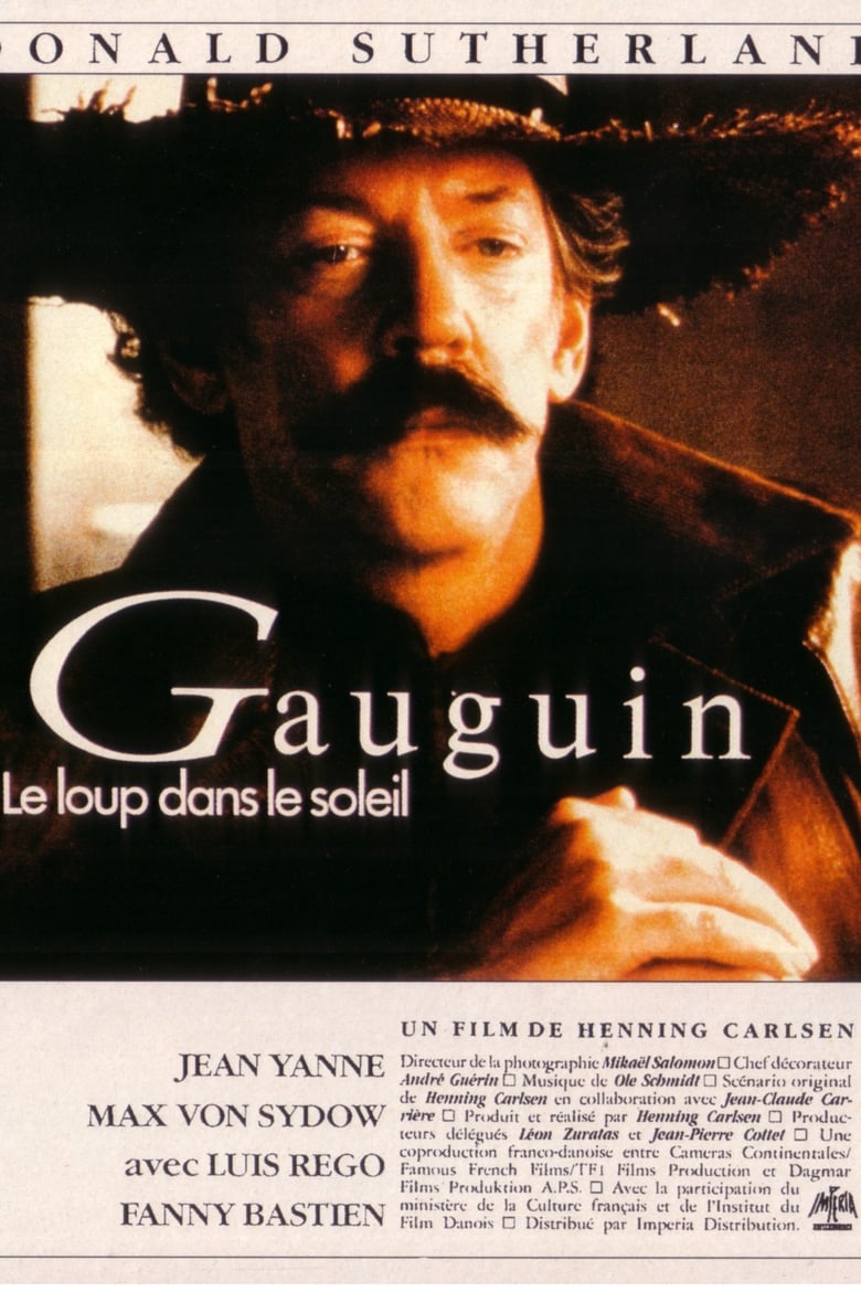 affiche du film Gauguin, le loup dans le soleil