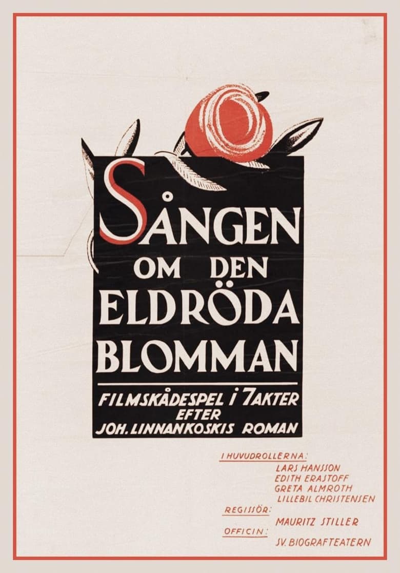 affiche du film Le Chant de la fleur écarlate