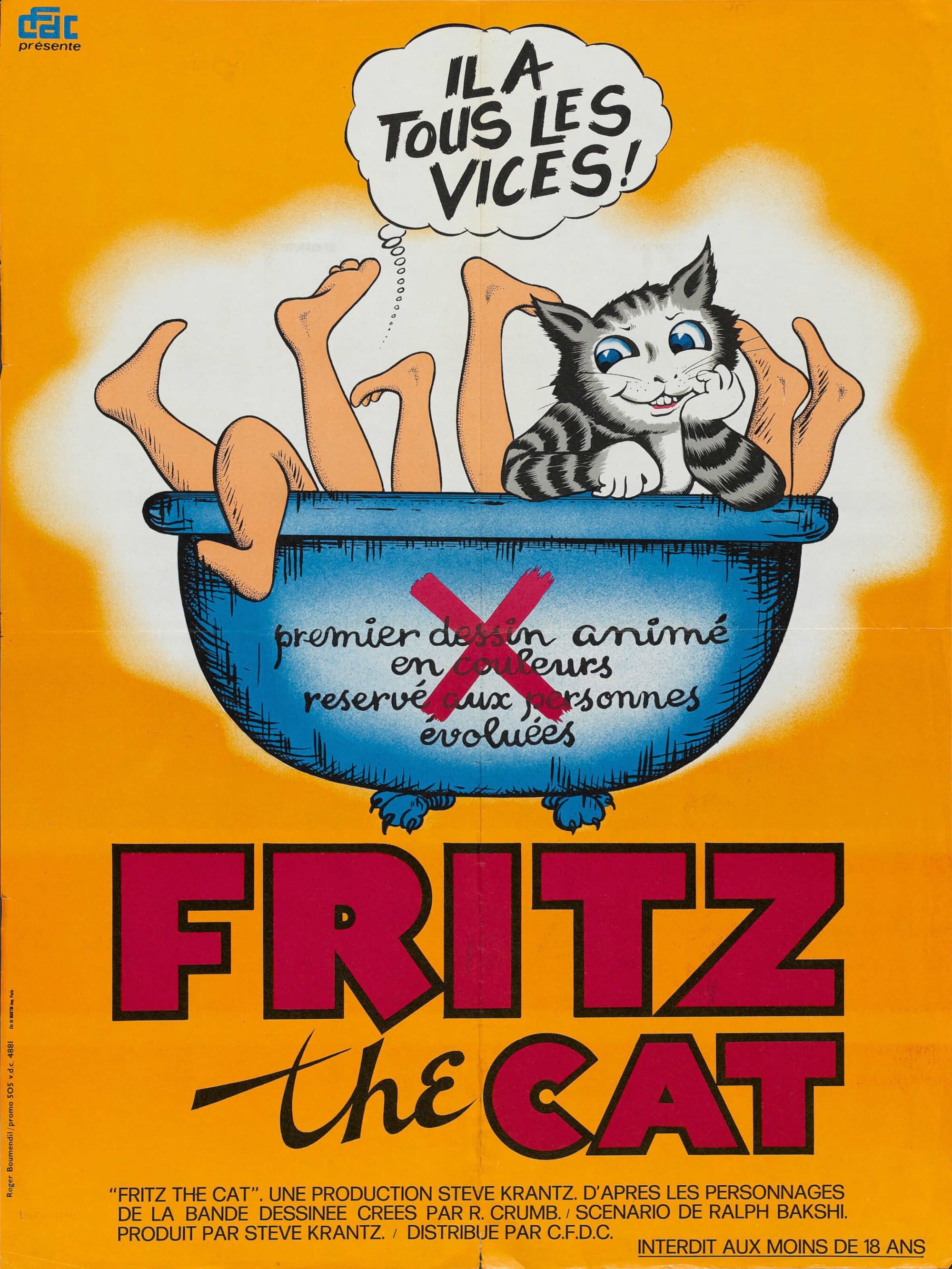 affiche du film Fritz le chat