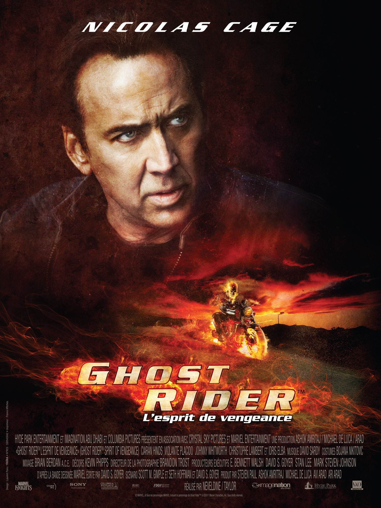 affiche du film Ghost Rider : L'esprit de vengeance