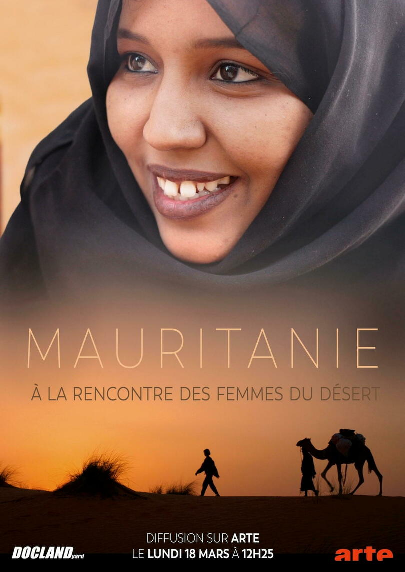 affiche du film Mauritanie, à la rencontre des femmes du désert
